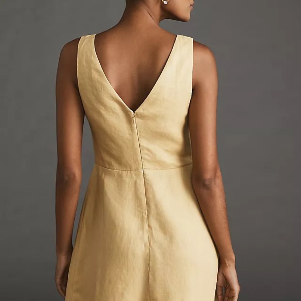 REFORMATION ZENNI LINEN DRESS - Picture 3 of 5